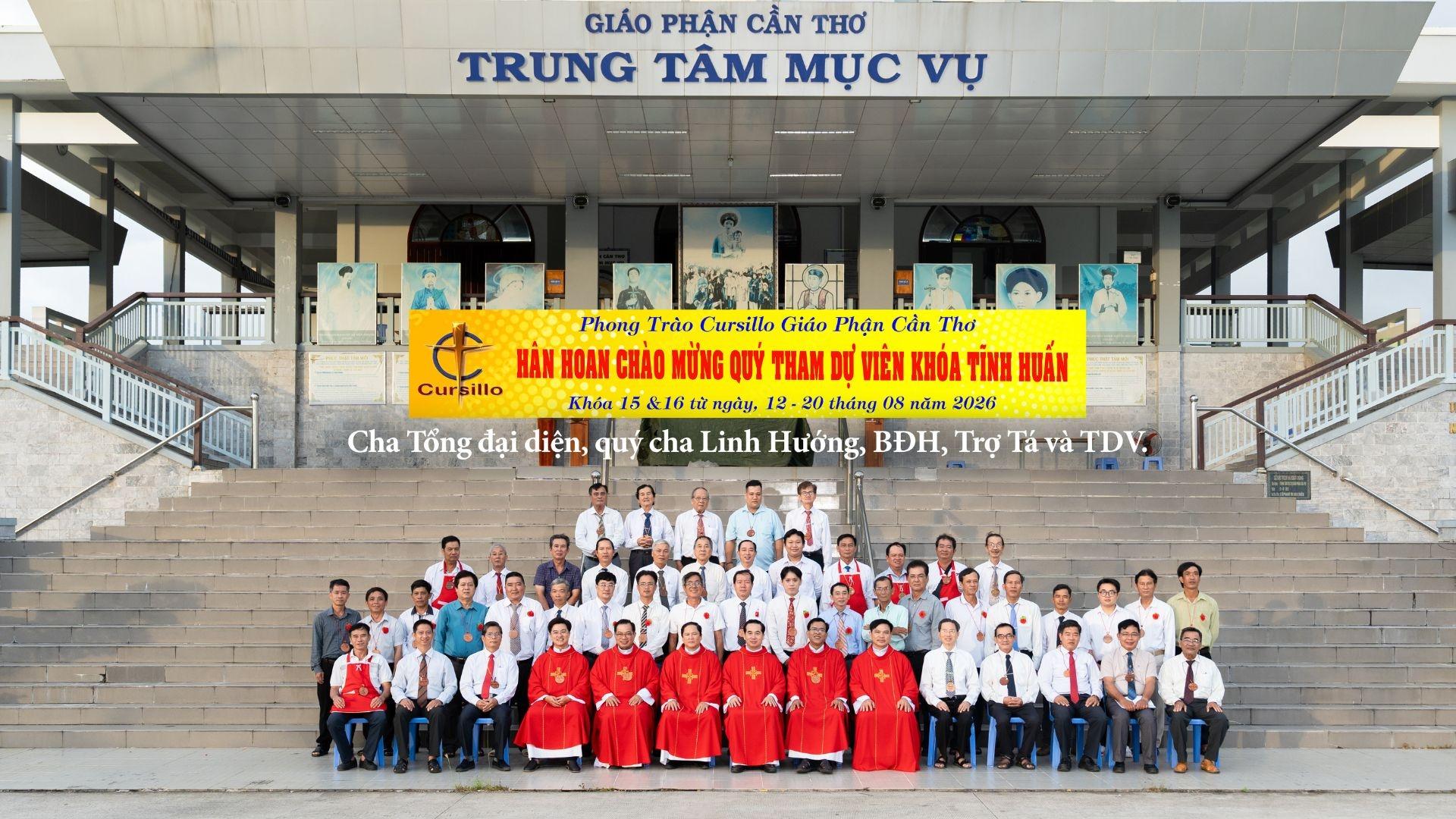 Giáo phận Cần Thơ tổ chức Khóa Cursillo #15 Nam, thêm 22 tân Cursillista