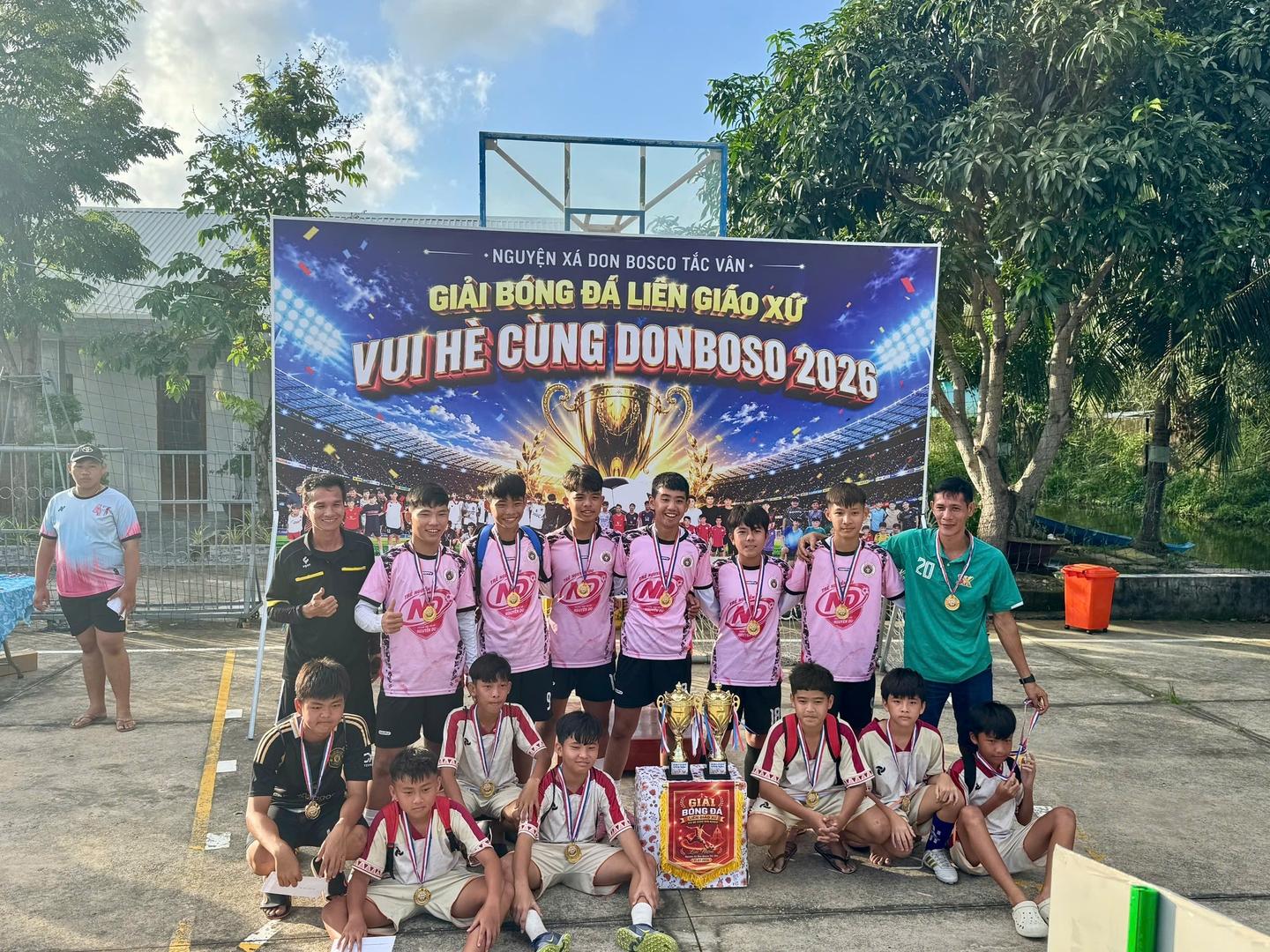 Hội thao: Gải bóng đá liên Giáo xứ vui hè cùng Don Bosco Tắc Vân