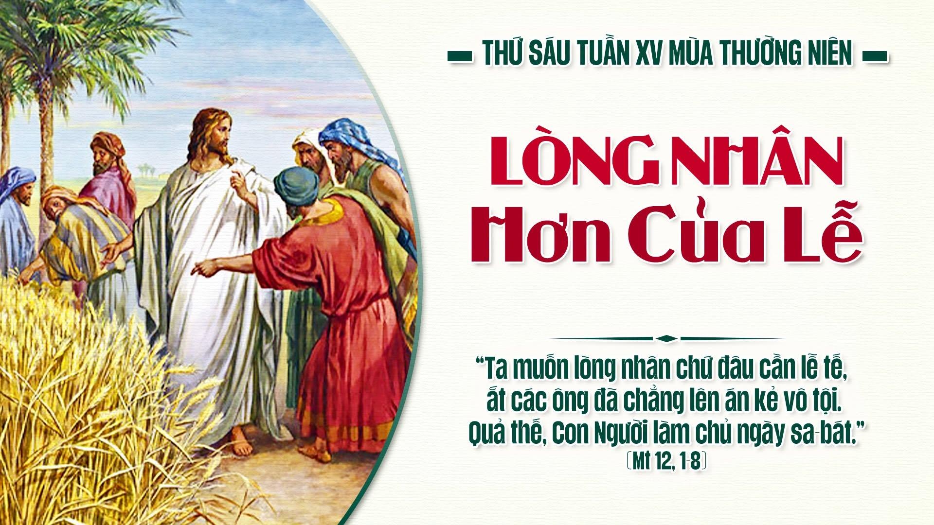 Thứ Sáu tuần XV Thường niên