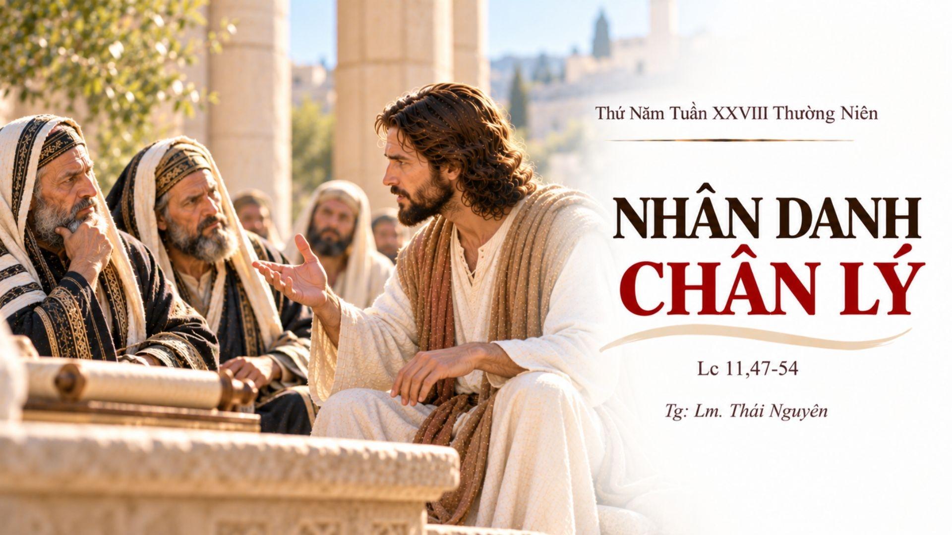 Nhân danh chân lý | Thứ Năm tuần XXVIII Thường niên | Lc 11,47-54