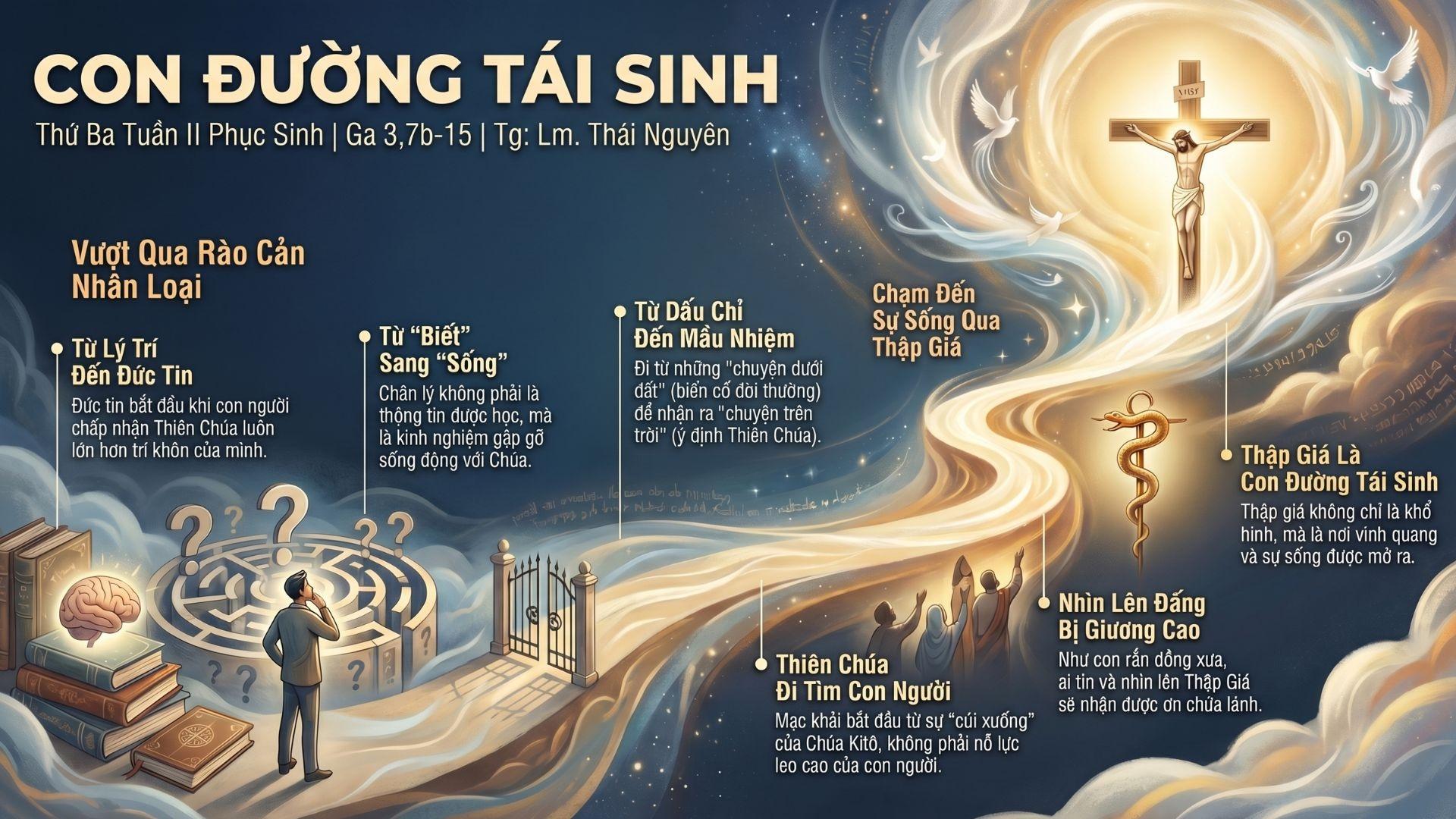 Con đường tái sinh | Thứ Ba Tuần II Phục Sinh | Ga 3,7b-15