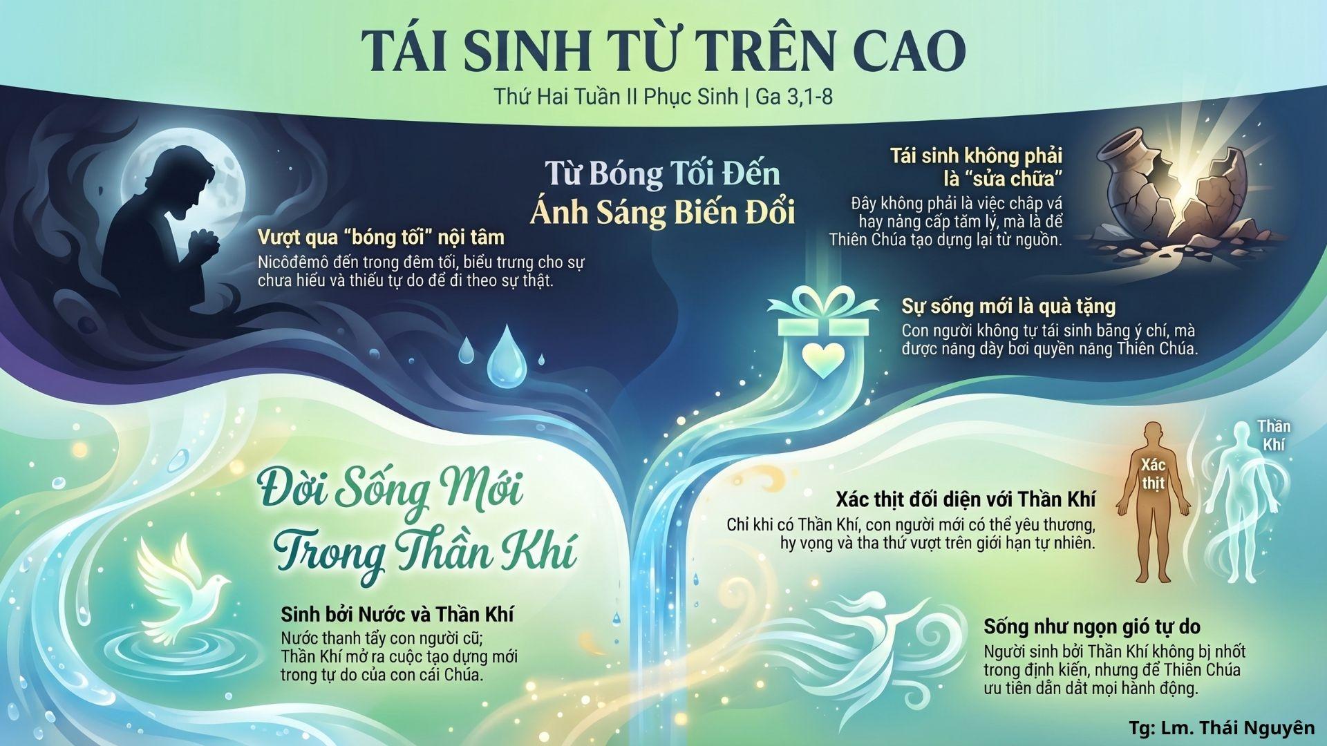 Tái sinh từ trên cao | Thứ Hai Tuần II Phục Sinh | Ga 3,1-8