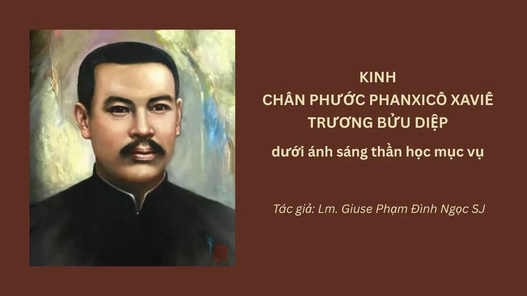 Kinh Chân phước Phanxicô Xaviê Trương Bửu Diệp dưới ánh sáng thần học mục vụ