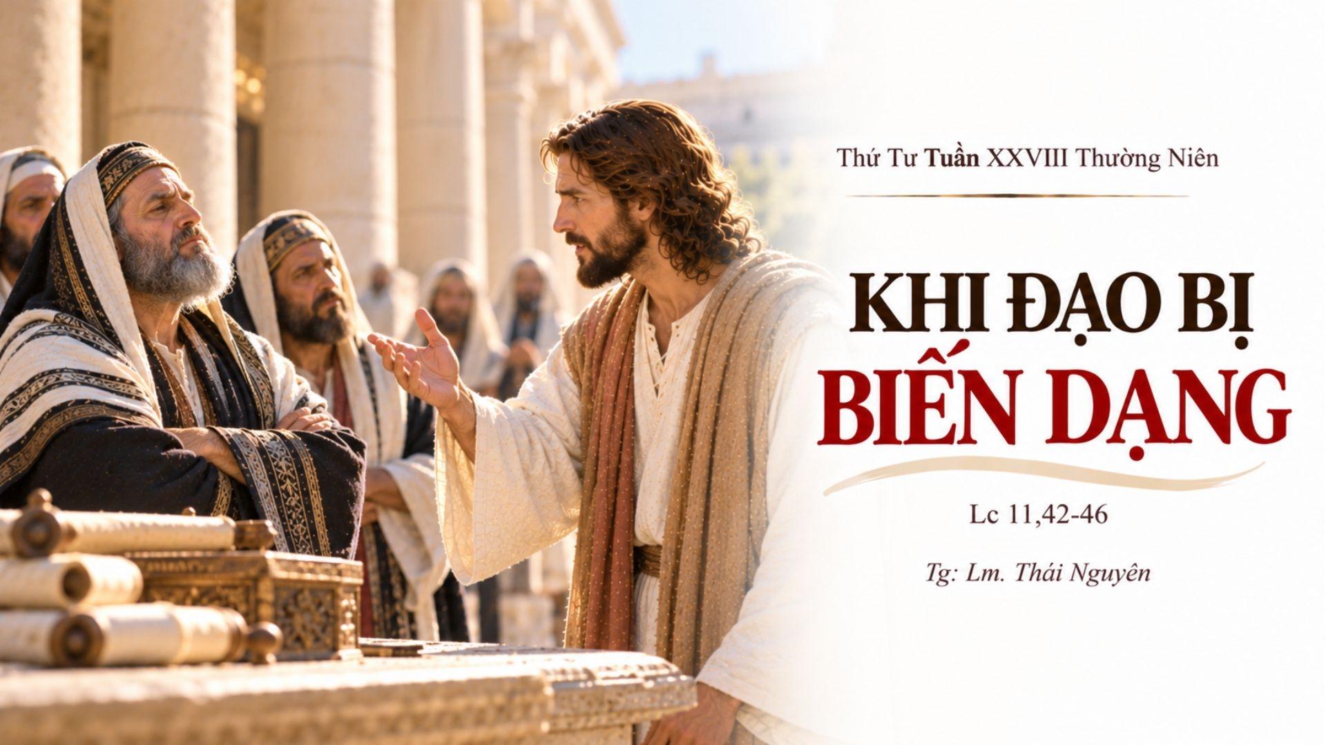 Khi đạo bị biến dạng | Thứ Tư tuần XXVIII Thường niên | Lc 11,42-46