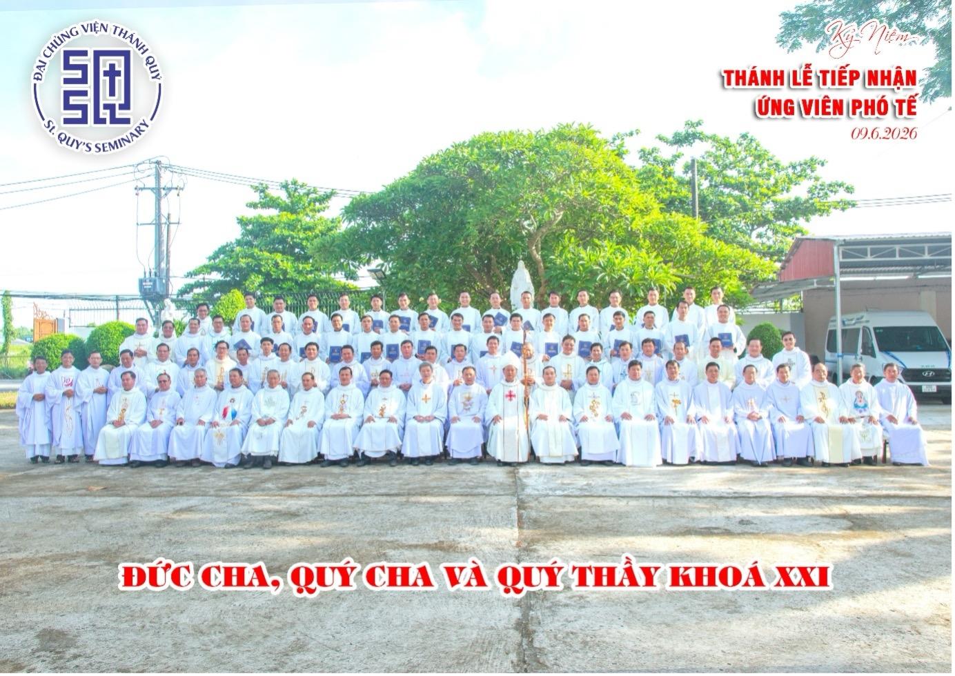 Đại Chủng Viện Thánh Quý Cần Thơ: Thánh lễ tiếp nhận Ứng viên Phó tế và Nghi thức Sai Đi