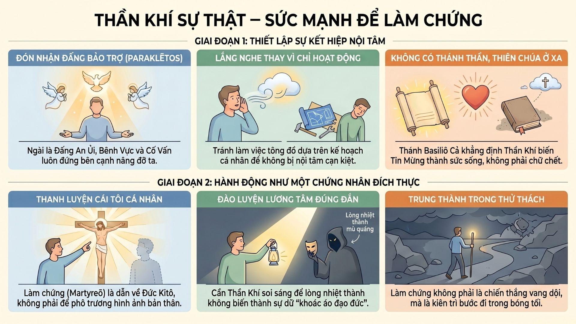 Thần Khí Sự Thật - Sức mạnh để làm chứng | Thứ Hai tuần VI Phục Sinh | Ga 15,26–16,4a