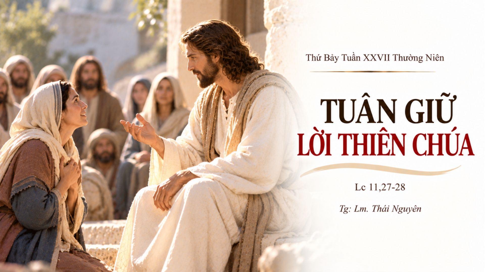 Tuân giữ Lời Thiên Chúa | Thứ Bảy tuần XXVII Thường niên | Lc 11,27-28